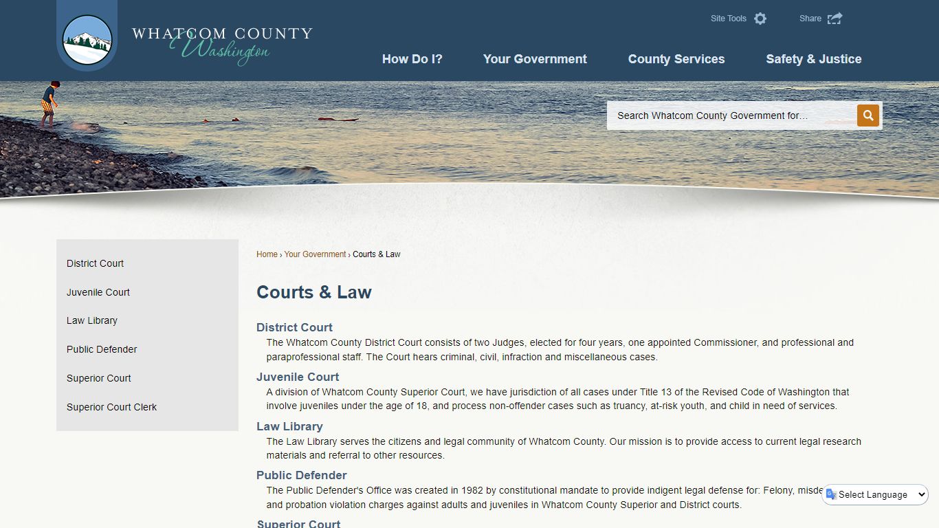 Courts & Law | Whatcom County, WA - Official Website